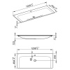 Раковина Keuco Plan 120 32980 311201 Белая