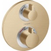 Смеситель для душа Hansgrohe Ecostat S 15758140 с термостатом Бронзовый