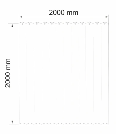 Штора для ванной WasserKraft Vils SC-10202