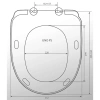 Сиденье для унитаза с микролифтом Berges Uno PS 020105