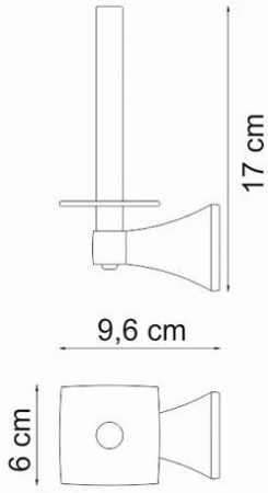 Держатель туалетной бумаги WasserKraft Wern K-2597