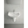 Раковина Vitra S205503B003-0001, фарфоровая, подвесная, овальная, белая
