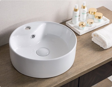 Раковина-чаша BelBagno BB1400, накладная, фаянс, белая, квадратная, 37х37 см