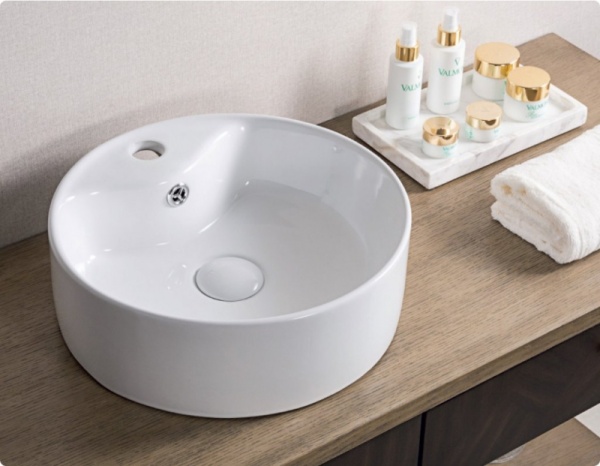 Раковина-чаша BelBagno BB1400, накладная, фаянс, белая, квадратная, 37х37 см