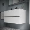 UR90W Тумба без раковины для раковины SANCOS подвесная URBAN 2я 90 бел.глянец