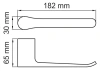 Держатель туалетной бумаги WasserKraft Wiese K-8996