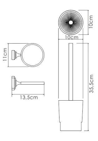 Ершик WasserKraft K-28127 подвесная