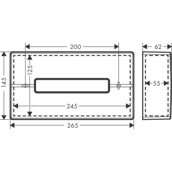 Диспенсер для салфеток Hansgrohe AddStoris 41774990
