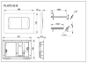 Кнопка смыва Roca Active 8901160B0 белая