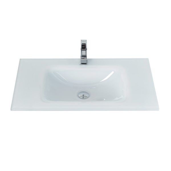 Стеклянная раковина BelBagno BB810/465-LV-VTR-BL