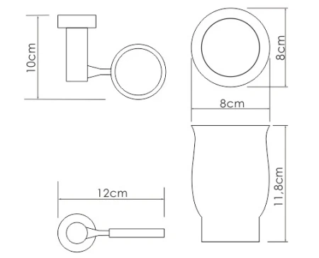 Подстаканник одинарный WasserKraft K-24128