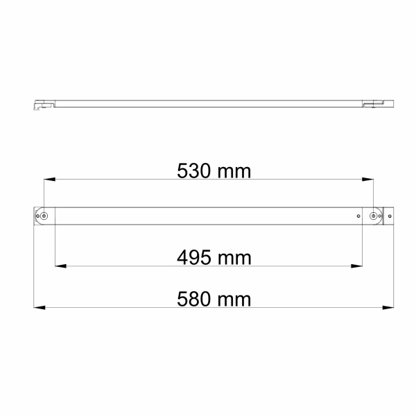 D468 Фиксатор для стеклянной шторки 41S-BS