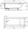 Акриловая ванна Ideal Standard Connect Air 170х75 E106401 без гидромассажа