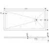 Душевой поддон из литьевого мрамора 160x80 см RGW Stone Tray ST-0168De 16152816-13