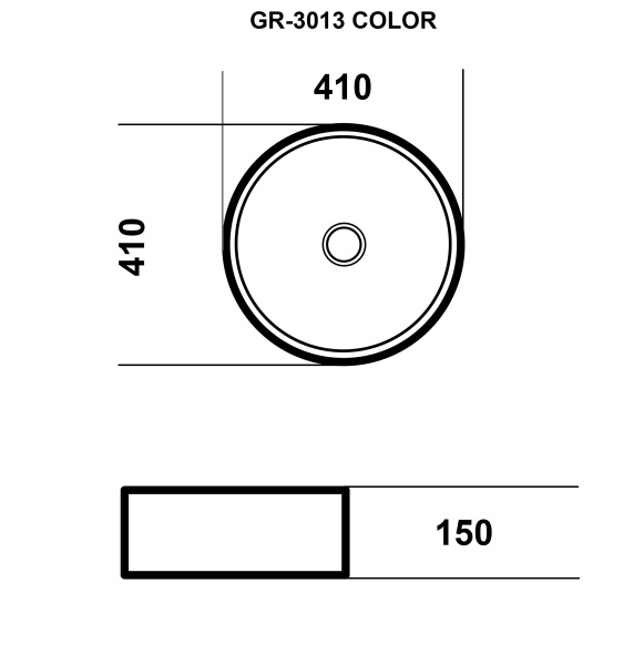 Раковина GR-3013PIM (410*410*150) РОЗОВАЯ МАТОВАЯ