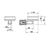 Мыльница для ванной Gessi Accessories 38803-031 хром