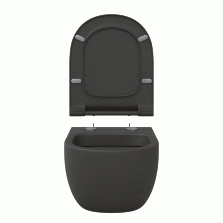 EGO XL, матовый антрацит, микролифт, быстросъёмное