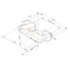 F85A20022 X-Joy, смеситель для душа, черный, шт.