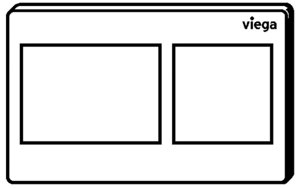 Клавиша смыва Viega Prevista Visign for Style 21 8611.1 773236 Хром