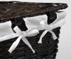 Плетеная корзина для белья с крышкой WasserKraft Salm WB-270-L