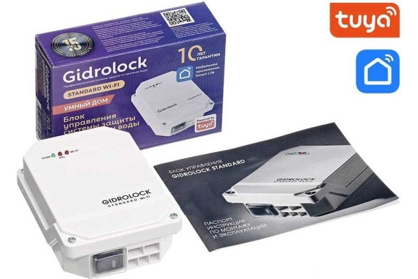 Комплект Gidrоlock STANDARD Wi-Fi BUGATTI 1/2" арт. 32101021