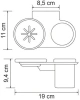 Держатель стакана и мыльницы WasserKraft Kammel K-8326