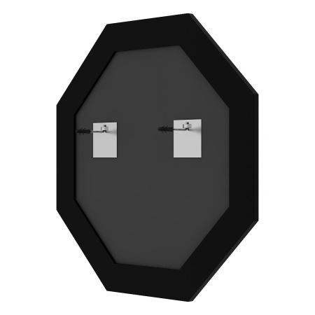 Зеркало настенное Octagon EVOFORM в багетной раме соты алюминий, 67х67 см, BY 7309