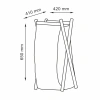Корзина для белья WasserKraft Nau WB-773-L