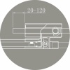 Душевая дверь Cezares Slider 100 SLIDER-B-1-90/100-C-NERO профиль Черный матовый стекло прозрачное