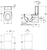 Чаша напольного унитаза Villeroy & Boch Aveo 661410R2