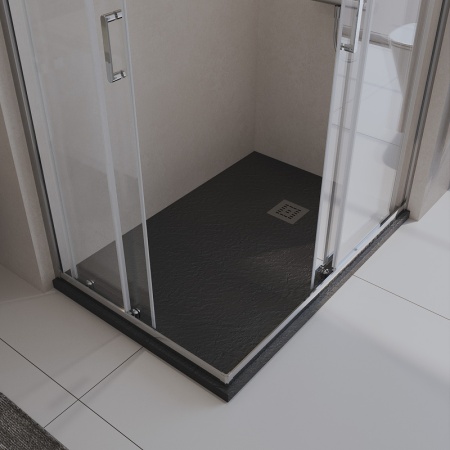 Душевой поддон из искусственного камня BelBagno Uno 120x80 TRAY-MR-UNO-AH-120/80-35-NERO Черный