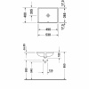 Раковина Duravit "Starck" 53, встраиваемая, белая, санфарфор