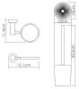 Ершик WasserKraft K-28227 подвесная