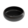 CN6050MB Умывальник чаша накладная круглая (цвет Чёрный Матовый) Element 360*360*120мм