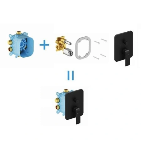 Скрытая часть для смесителя Ravak R-box Vari RB 072.50 X070139