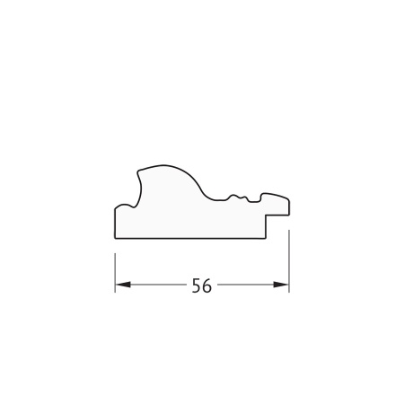 Зеркало настенное EVOFORM в багетной раме виньетка состаренное серебро, 64х64 см, BY 3136