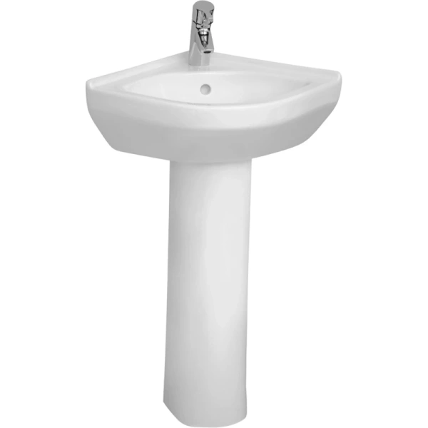 Пьедестал для раковины VitrA D-Light Zentrum, фарфор, овальный, белый