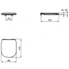 Крышка-сиденье с микролифтом Ideal Standard Tesi T352701