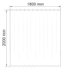Штора для ванной WasserKraft Glan SC-51101