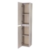 Шкаф подвесной BelBagno KRAFT-1600-2A-SC-RGB-L Rovere Galifax Bianco