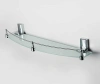 Полка стеклянная с бортиком WasserKraft Leine K-5044