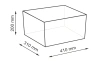 Корзина WasserKraft Abens WB-220-L