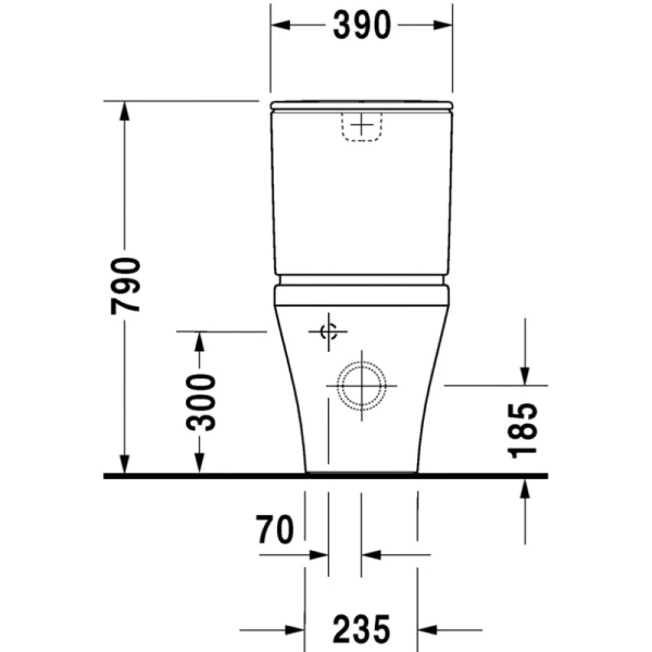 Бачок для унитаза Duravit DuraStyle 0935100005