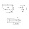Стальная ванна Kaldewei Saniform Plus 361-1 150x70 111600013001 с покрытием Easy-clean