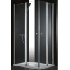 Душевой уголок Cezares ELENA-W-AH-2-120/90-P-Cr-L профиль Хром стекло рифленое