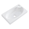 Раковина BelBagno "BB-460", искусственный мрамор, прямоугольная, 46х26 см