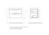 База под раковину подвесная BelBagno MARINO-750-2C-SO-BL-P