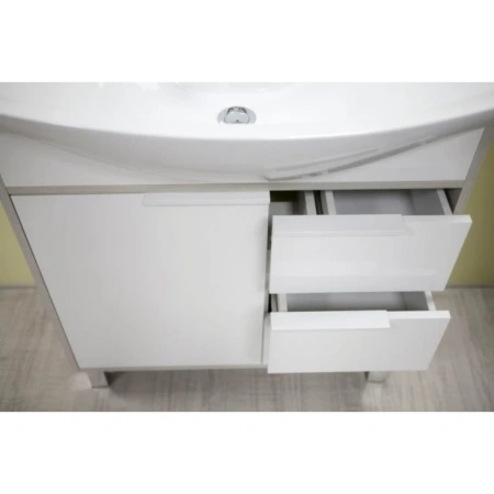 Тумба с раковиной Aquaton Рико 80 1A2154K1RIB90