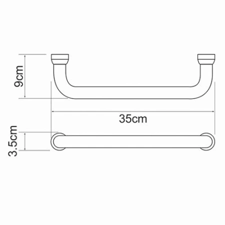 Поручень для ванны WasserKraft K-1066