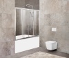 Шторка на ванну BelBagno UNIQUE-VF-2-150/180-140-C-Cr